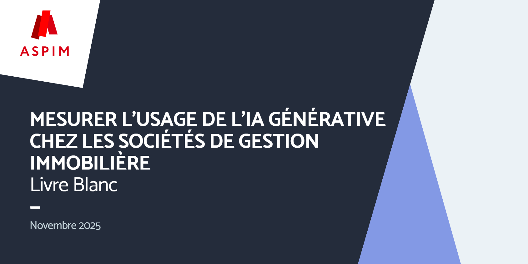 Etude - IA générative : quels usages dans les sociétés de gestion immobilières ?